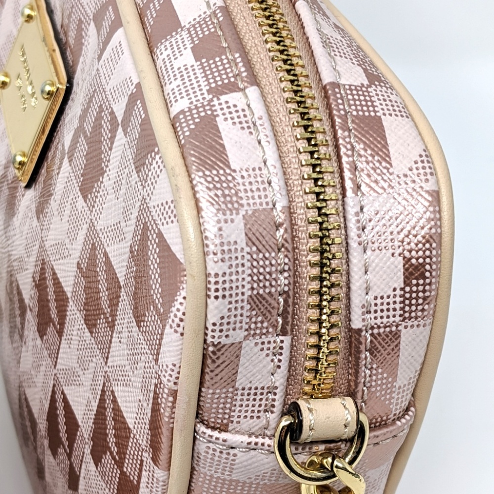MICHAEL KORS Pink Bag Rose Gold Checkerboard Set - Picture 8 of 8